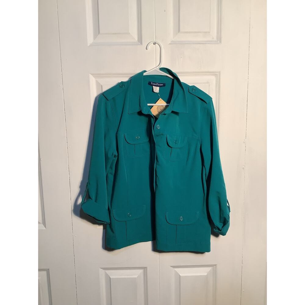 Evan-Picone Vintage Button Down Shirt - Picture 1 of 3